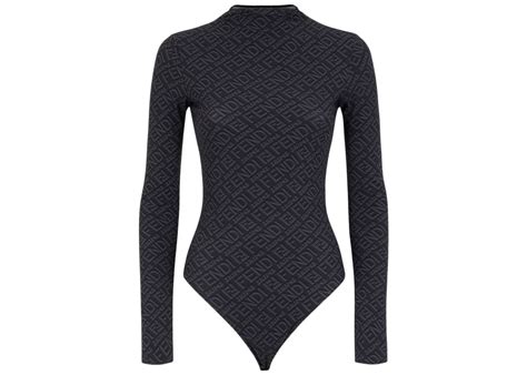 skims fendi bodysuit black.